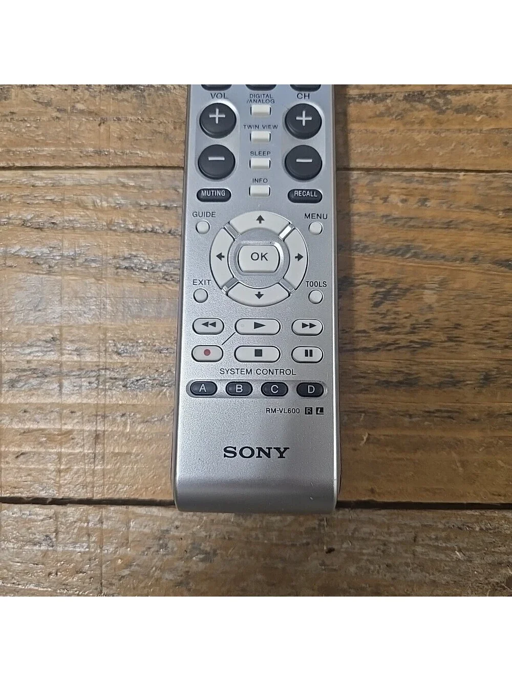 Sony RM-VL600 8 Device Learning TV Universal Remote Control W Manual Link Testd